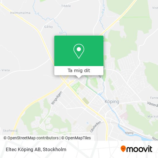 Eltec Köping AB karta