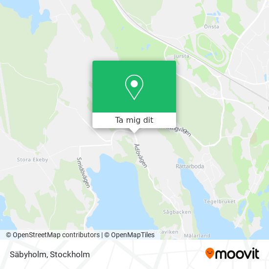 Säbyholm karta