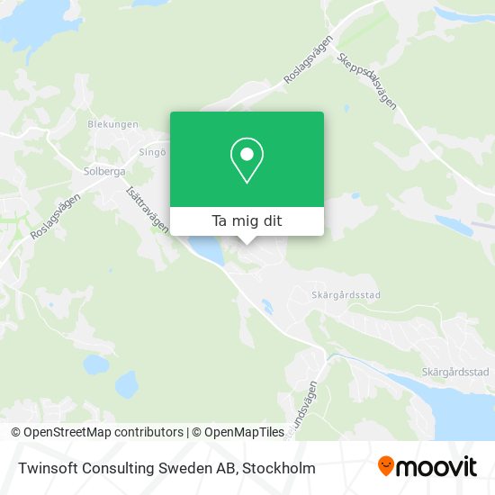 Twinsoft Consulting Sweden AB karta