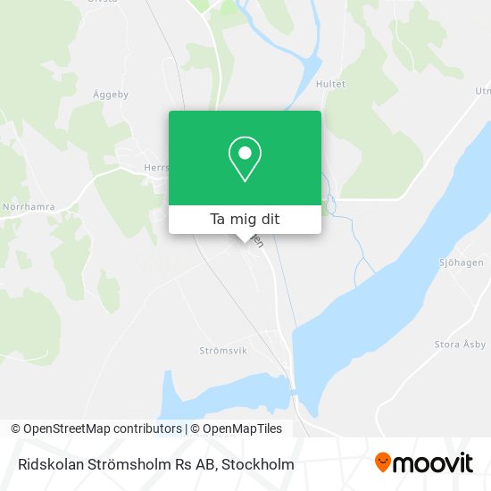 Ridskolan Strömsholm Rs AB karta