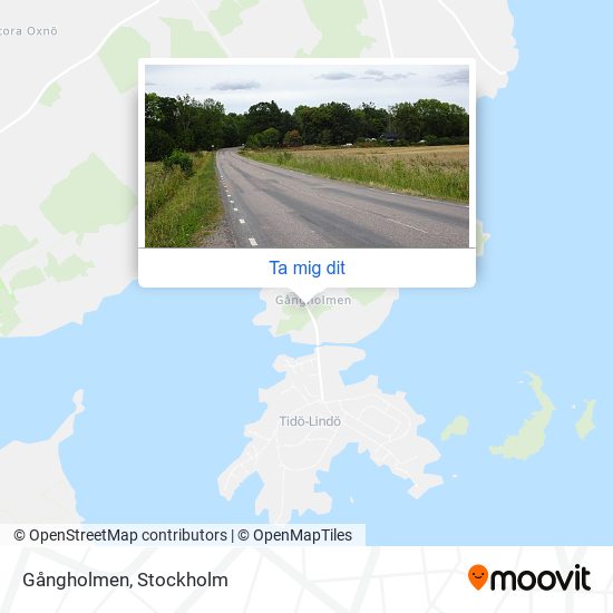 Gångholmen karta