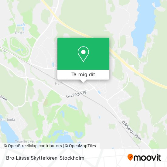 Bro-Låssa Skyttefören karta