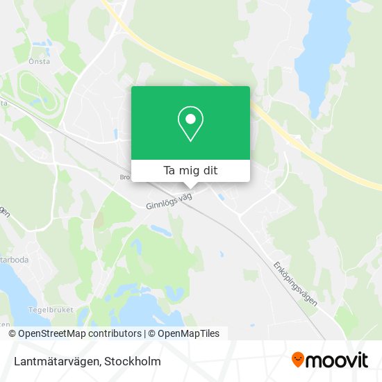 Lantmätarvägen karta