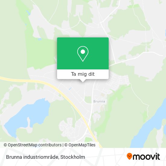 Brunna industriområde karta