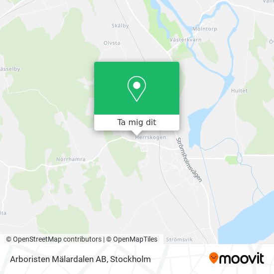 Arboristen Mälardalen AB karta