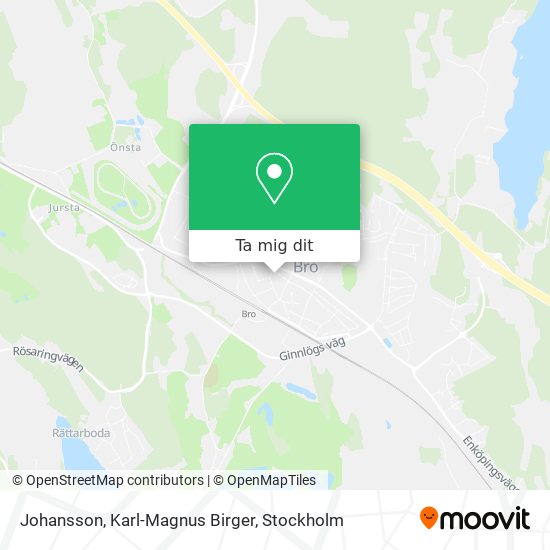 Johansson, Karl-Magnus Birger karta