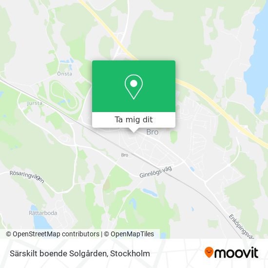 Särskilt boende Solgården karta
