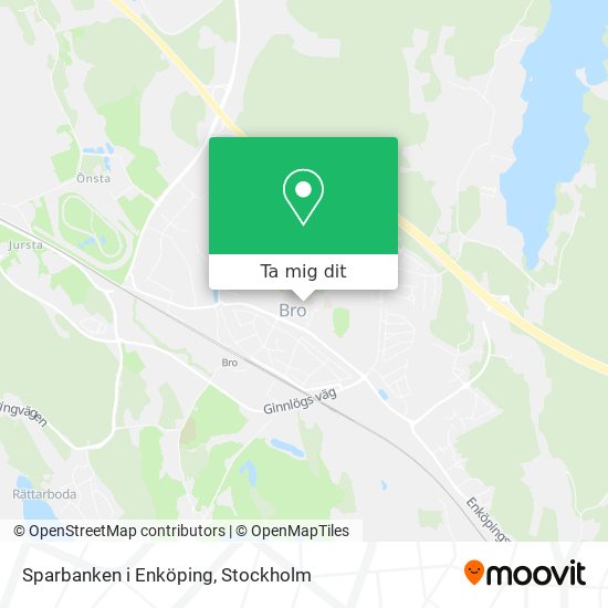Sparbanken i Enköping karta
