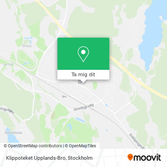 Klippoteket Upplands-Bro karta