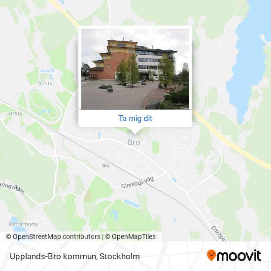 Upplands-Bro kommun karta