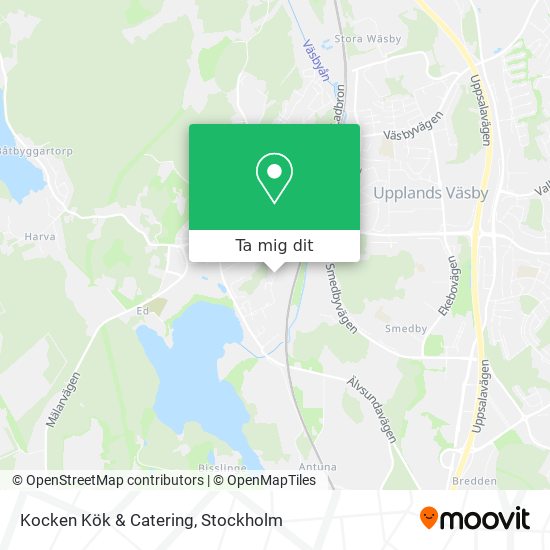 Kocken Kök & Catering karta