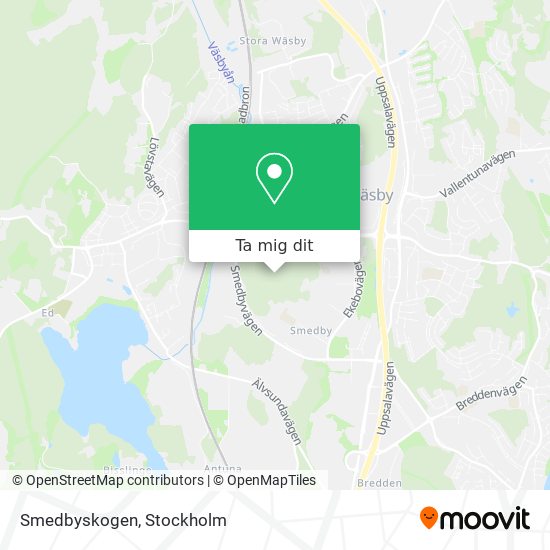 Smedbyskogen karta