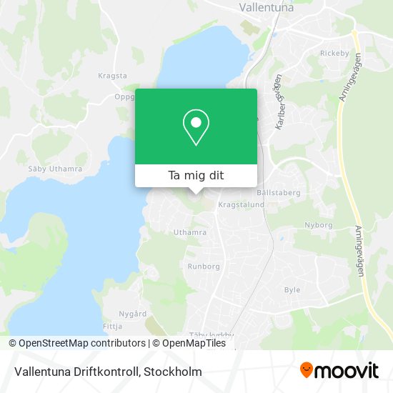 Vallentuna Driftkontroll karta