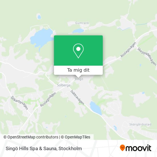 Singö Hills Spa & Sauna karta