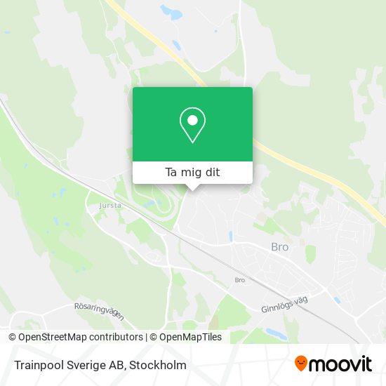 Trainpool Sverige AB karta