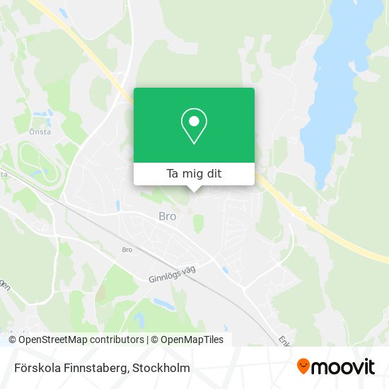 Förskola Finnstaberg karta