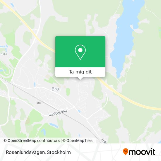 Rosenlundsvägen karta