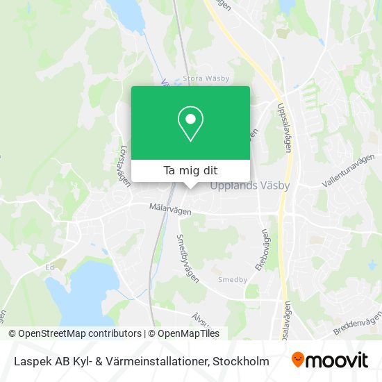 Laspek AB Kyl- & Värmeinstallationer karta