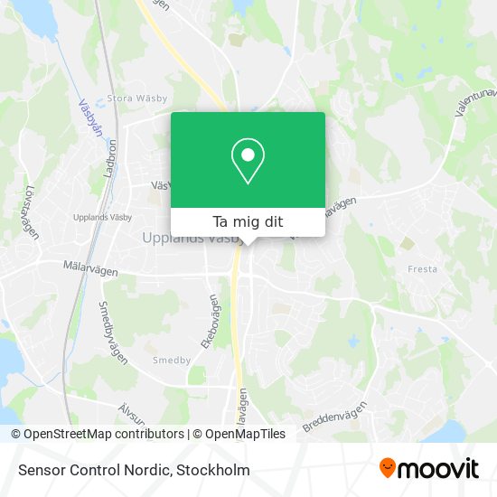 Sensor Control Nordic karta
