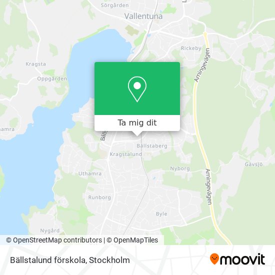 Bällstalund förskola karta