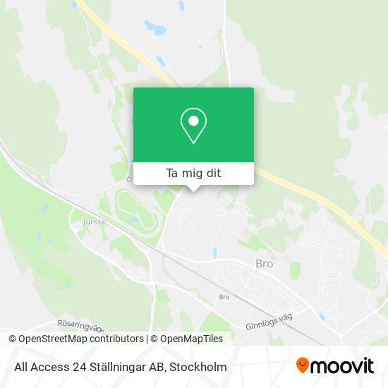 All Access 24 Ställningar AB karta