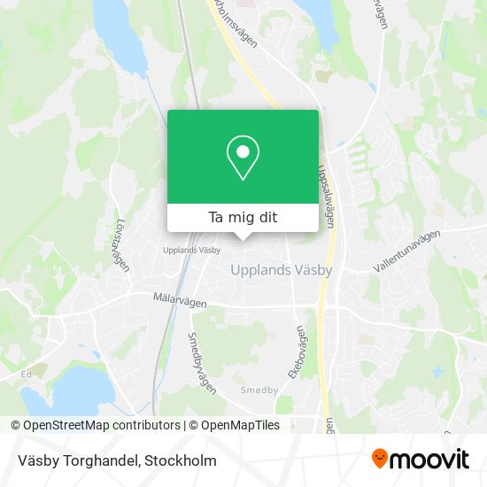 Väsby Torghandel karta