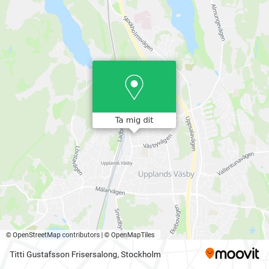 Titti Gustafsson Frisersalong karta