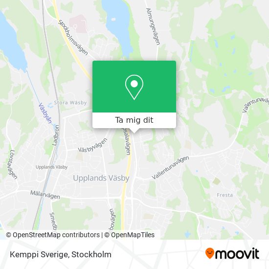 Kemppi Sverige karta