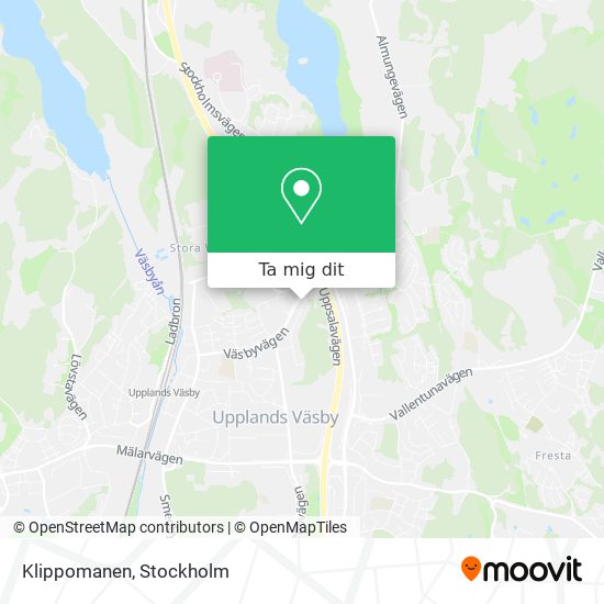 Klippomanen karta