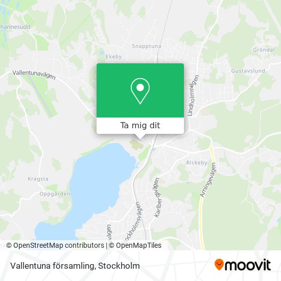 Vallentuna församling karta