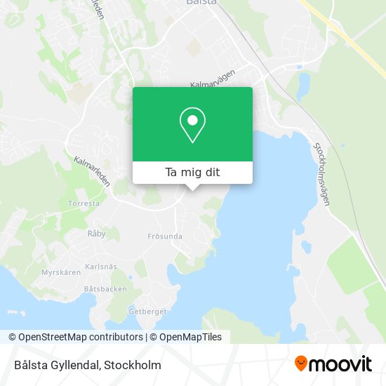 Bålsta Gyllendal karta