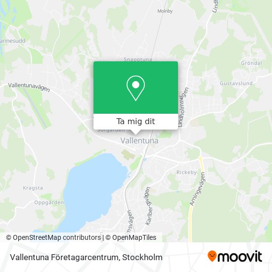 Vallentuna Företagarcentrum karta