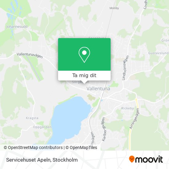 Servicehuset Apeln karta