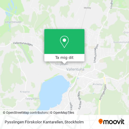 Pysslingen Förskolor Kantarellen karta