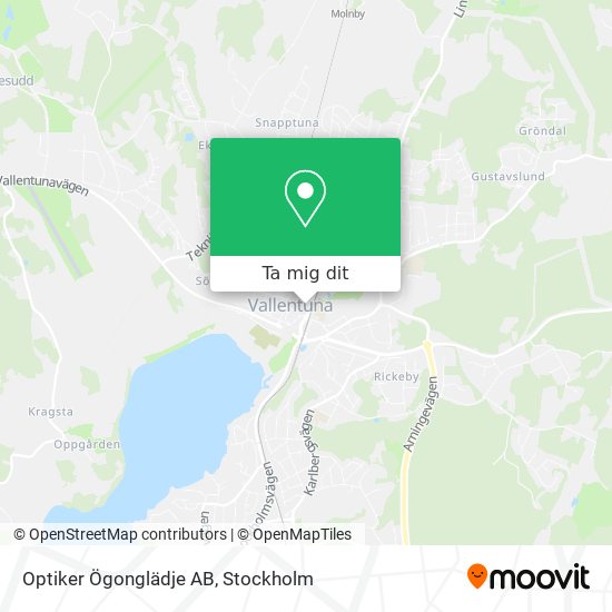 Optiker Ögonglädje AB karta