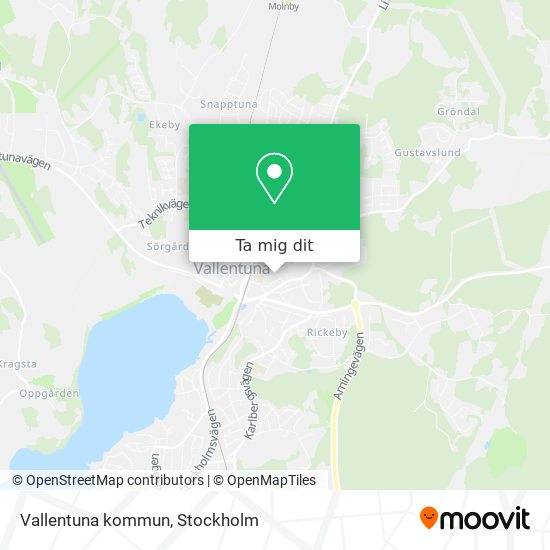 Vallentuna kommun karta