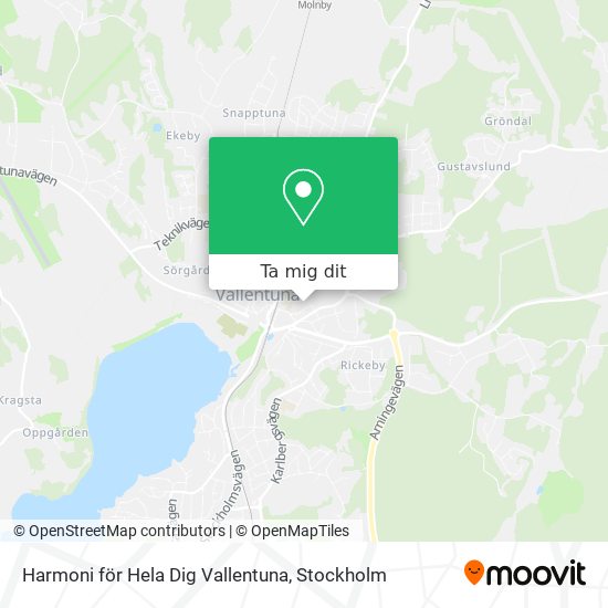 Harmoni för Hela Dig Vallentuna karta