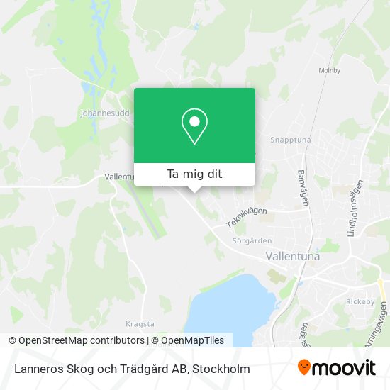 Lanneros Skog och Trädgård AB karta