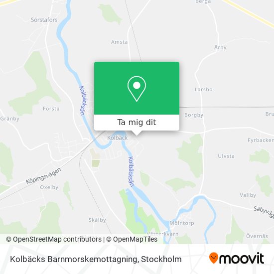 Kolbäcks Barnmorskemottagning karta