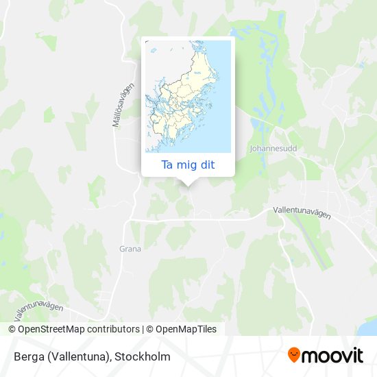 Berga (Vallentuna) karta