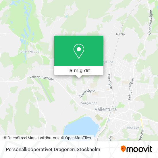 Personalkooperativet Dragonen karta