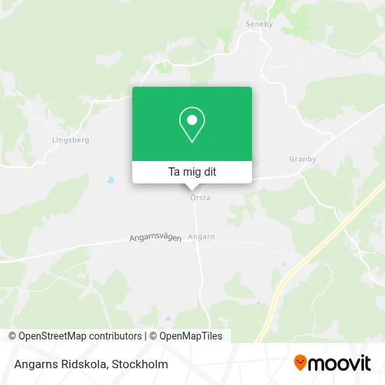 Angarns Ridskola karta