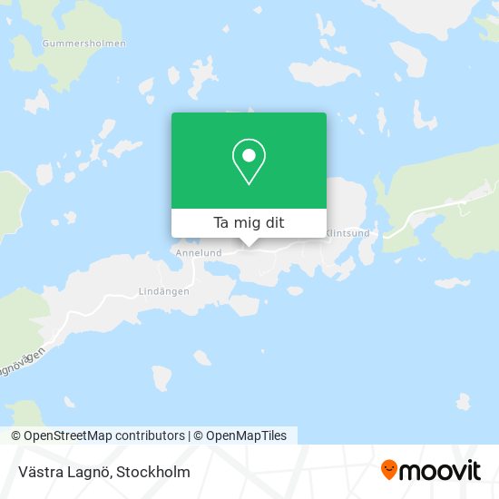 Västra Lagnö karta