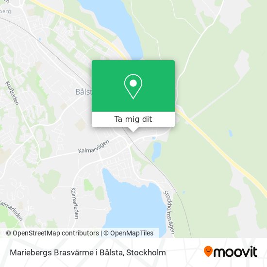 Mariebergs Brasvärme i Bålsta karta