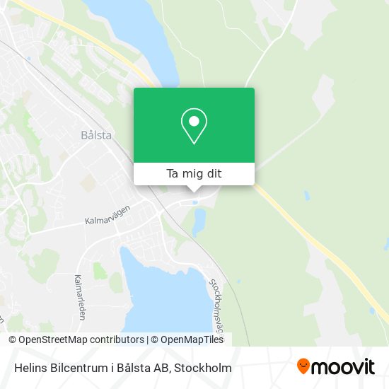 Helins Bilcentrum i Bålsta AB karta
