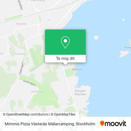 Mimmis Pizza Västerås Mälarcamping karta