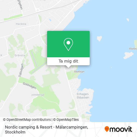 Nordic camping & Resort - Mälarcampingen karta