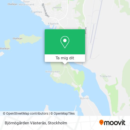 Björnögården Västerås karta