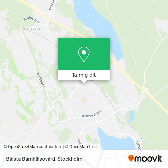 Bålsta Barnhälsovård karta