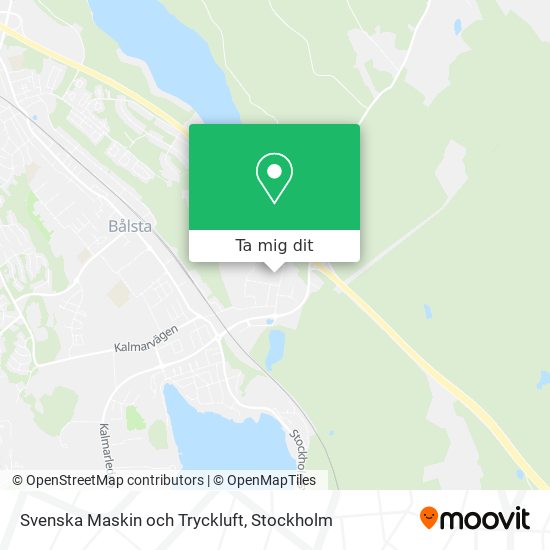 Svenska Maskin och Tryckluft karta